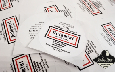 Kolamint sticker - Field-energy pastilles