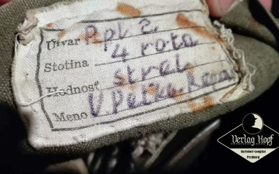 Slovak Army Nametags - 5 cloth labels