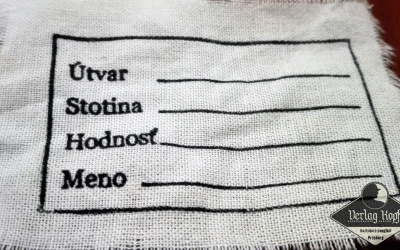 Slovak Army Nametags - 5 cloth labels