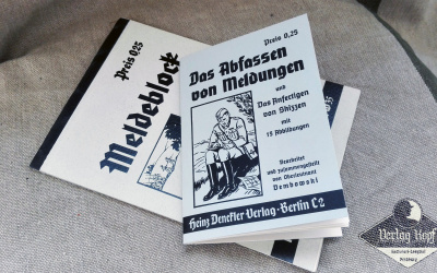 Das Abfassen von Meldungen und das Anfertigen von Skizzen
