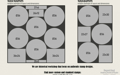 Custom stamps - standard round