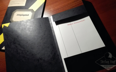 Unique reproduction of Kriegsmarine boat diary.