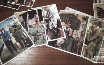 German Postcards set #12 Frauen schaffen für euch (20)