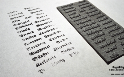 A new interesting set containing 30 important cities in Germany.