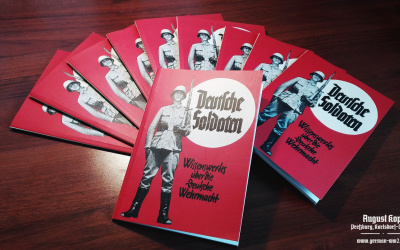 Early war handbook printed in Reichsprotektorat Böhmen und Mähren, 1939 with attractive cover design.