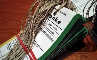 Set of 25 tags - Kranke / Diseased