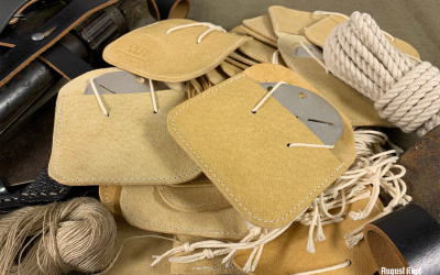 Nicely made pouch for standard identification metal tag.