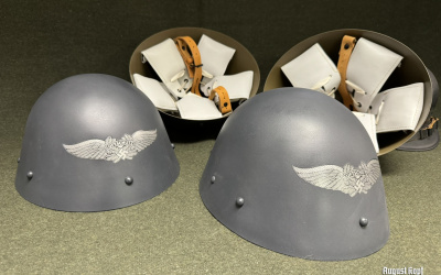 Reissued vz.32 Luftschutz helmet
