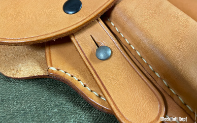 Pistole Mod. 27 holster - natural leather