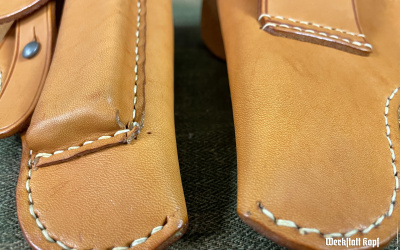 Pistole Mod. 27 holster - natural leather
