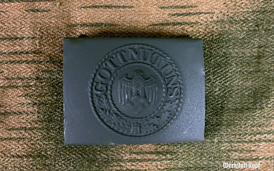 Wehrmacht Heer Buckle - feldgrau steel