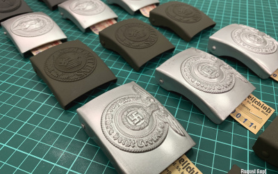 Wehrmacht Heer Buckle - feldgrau steel