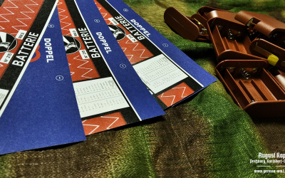 Battery holder 4,5V + label