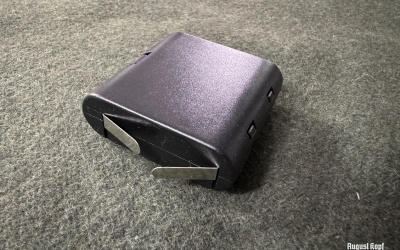 Battery holder 4,5V + label
