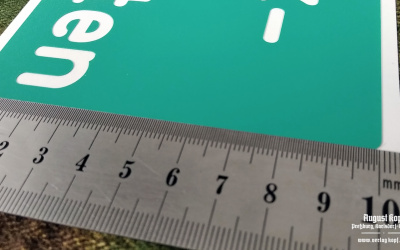 Stencil Luftschutz Verbandkasten