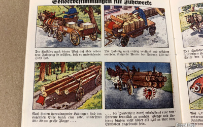 Kutscher im Verkehr - Coachman booklet
