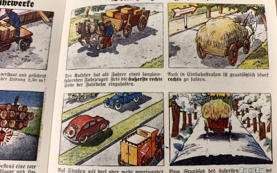 Kutscher im Verkehr - Coachman booklet