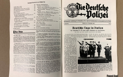 Prewar police magazine from November 1937.