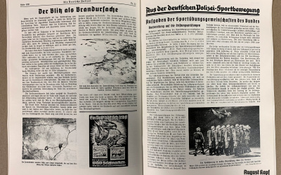 Early war police magazine from February 1939.