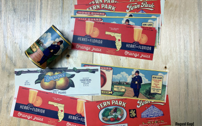 Reprint of vintage can designs.