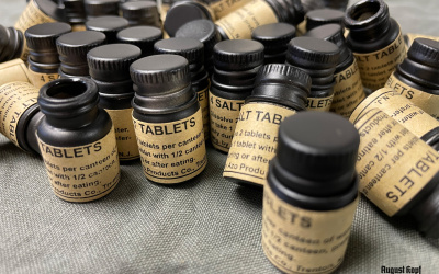 Salt tablets (empty)