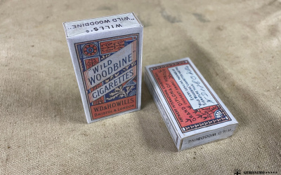Nice UK design of WW2 cigarette box Wild Woodbine.