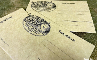 Set of postcards dedicated to specific unit Ersatz-Bataillon, Landw.