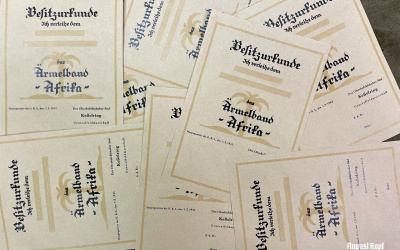 Ärmelband Afrika DAK certificate