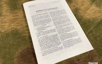 German Regulation for field cemeteries