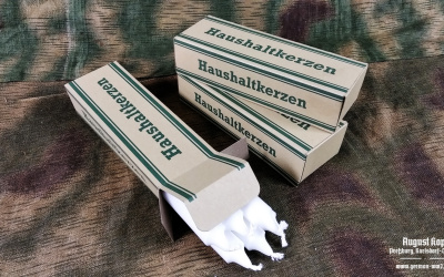 Nice set of vintage candle package from 40ties.