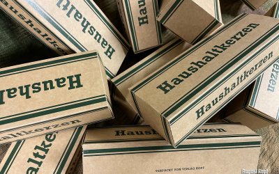 Haushaltkerzen - household candles 6pcs