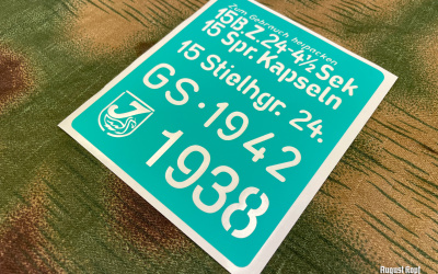 Stencil Stielhandgranate 24 (multiple variants)