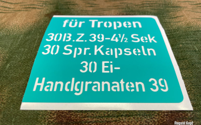 Stencil Eiergranate 39 (30 egg)