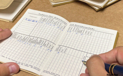 Heer/SS Soldbuch filling service (incl. stamps)