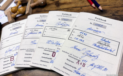 Heer/SS Soldbuch filling service (incl. stamps)