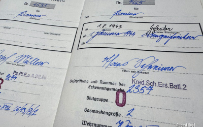Heer/SS Soldbuch filling service (incl. stamps)
