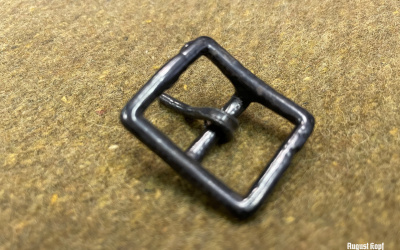 Metal buckles for various purposes.