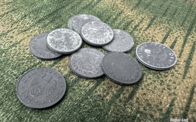 Zinc 1 Reichspfennig set of 10 coins