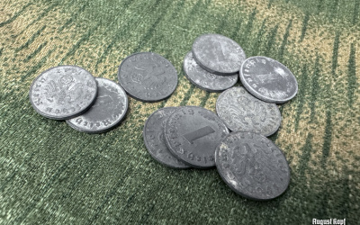 Zinc 1 Reichspfennig set of 10 coins