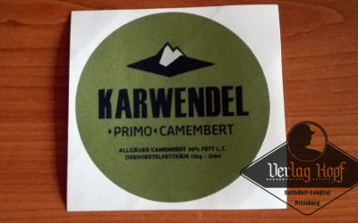 Another Camembert cheese label from Verlag Kopf production according the original ones.