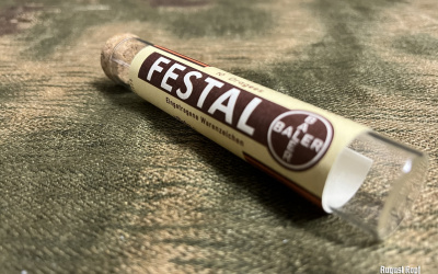 Authentic replica of Festal (vintage medicine tube box).