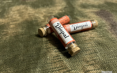 Authentic replica of Diopal (vintage medicine tube box).