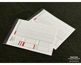 Schlüsselzettel form - coding table 20 sheets A4