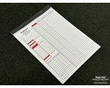 Schlüsselzettel form - coding table 20 sheets A4