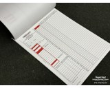Schlüsselzettel form - coding table 20 sheets A4