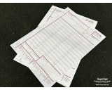 Funkspruch - message form 20pcs Red