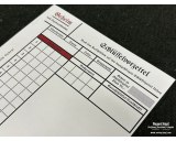Schlüsselzettel form - coding table 20x A5