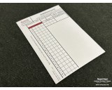 Schlüsselzettel form - coding table 20x A5
