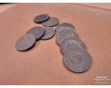 Zinc 5 Reichspfennig set of 10 coins