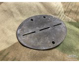 Erkennungsmarke - dog tag patinated zinc
